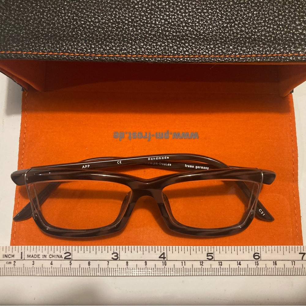 EUC Frost Eyewear (Germany) - handmade brown tortoise pattern